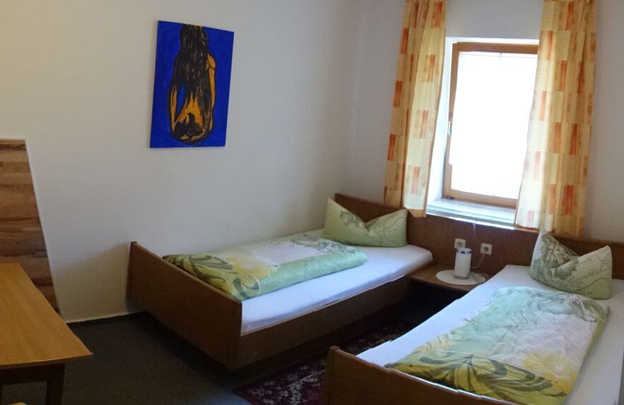Monteurzimmer mit getrennten Betten